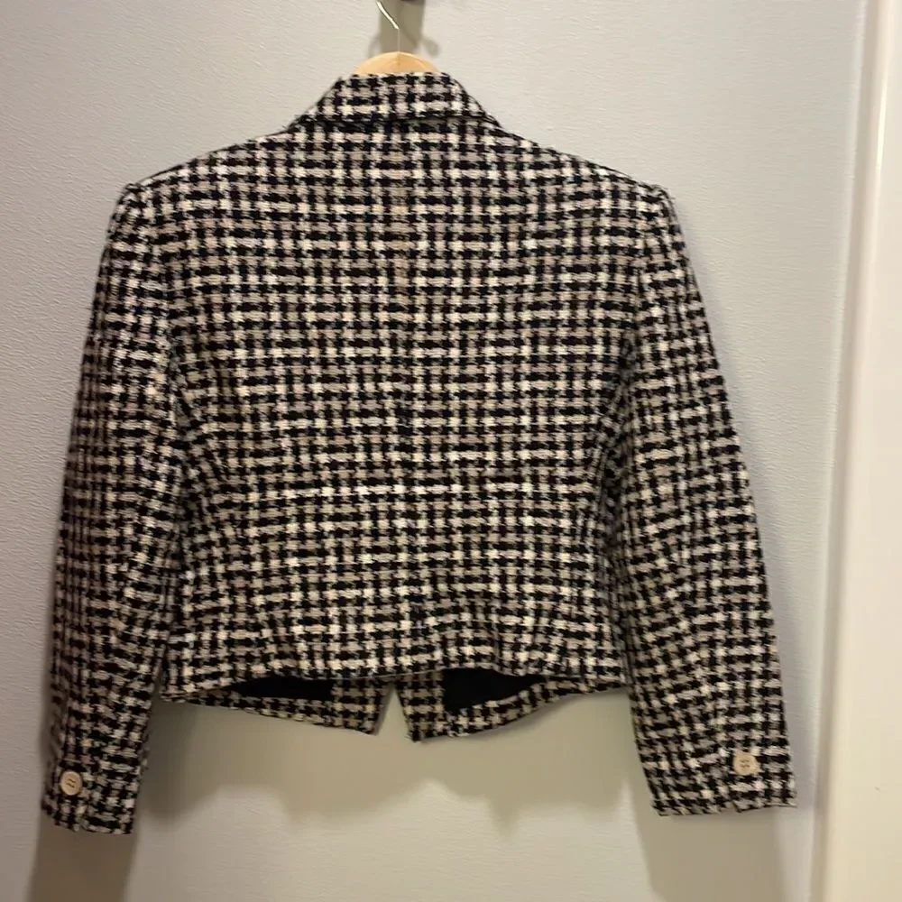 ANN Klein vintage black and white jacket - Picture 7 of 7